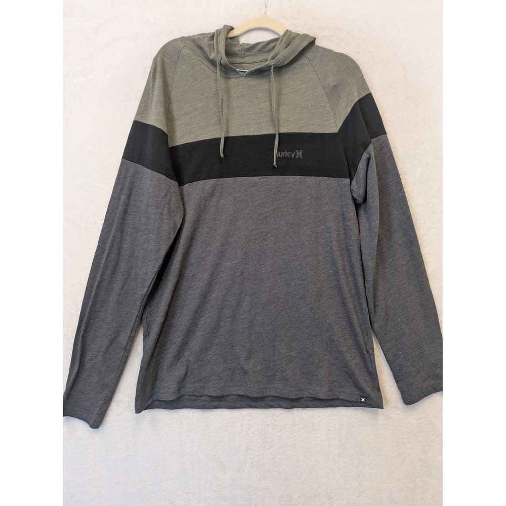 Hurley Men's Size M Colorblock Raglan‎ Hoodie Shirt